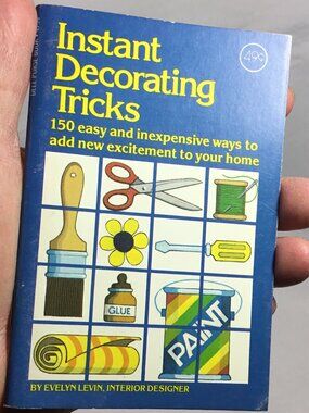 Vintage 1967 Dell Purse Book Instant Decorating Tricks Home Furnishings